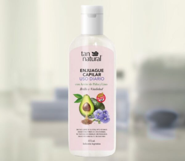 Tan Natural Enjuague Aceite De Palta Y Lino